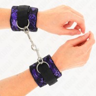 Kink Short Lace Velvet Wrist Cuffs