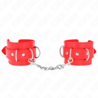 Kink Adjustable Wrist Restraints Red