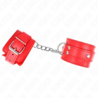 Kink Adjustable Wrist Restraints Red