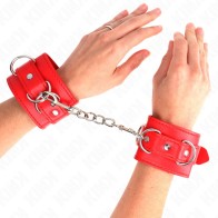 Kink Adjustable Wrist Restraints Red