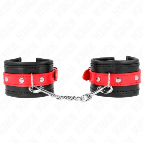 Kink Adjustable Black Wrist Cuffs Stylish Control