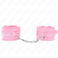 Premium Pink Padded Wrist Cuffs for BDSM Fun