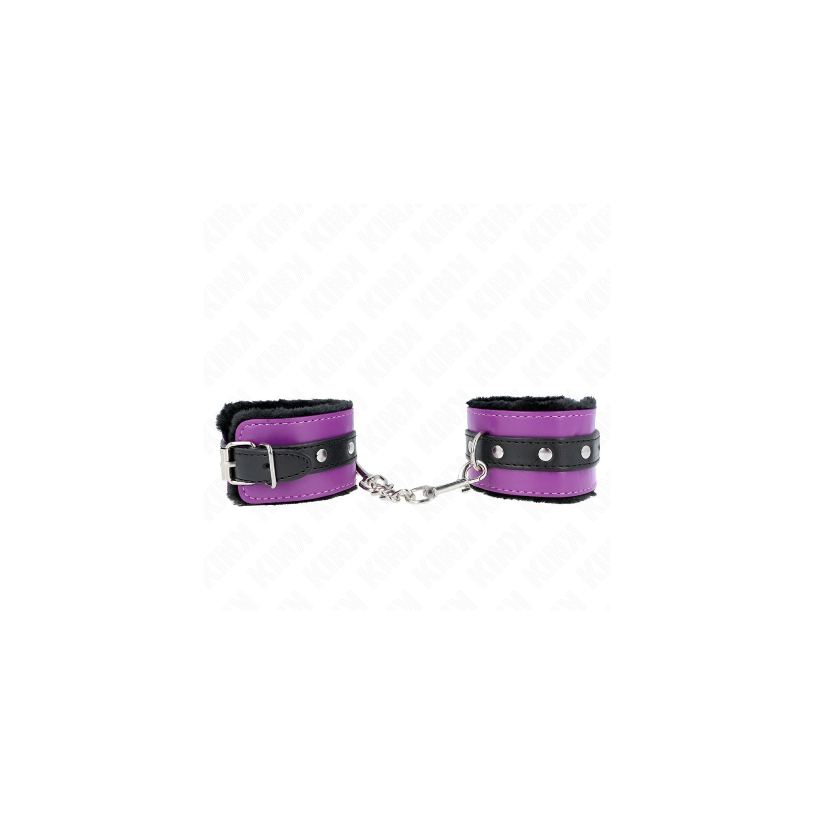 KINK Muñequeras Forradas Premium Negro Violeta