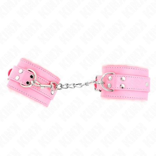 Kink Pink Padded Wrist Restraints - Comfort Meets Control