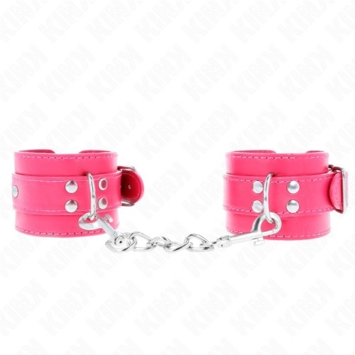 Kink Pink Adjustable Wrist Cuffs 20-28 Cm