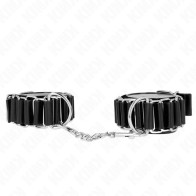 Kink Hinged Adjustable Wrist Cuffs - BDSM Gear