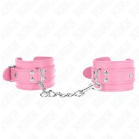 Kink Adjustable Pink Wrist Cuffs