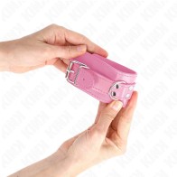 Kink Adjustable Pink Wrist Cuffs