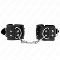 Kink Adjustable Double-Line Studded Wristbands Black