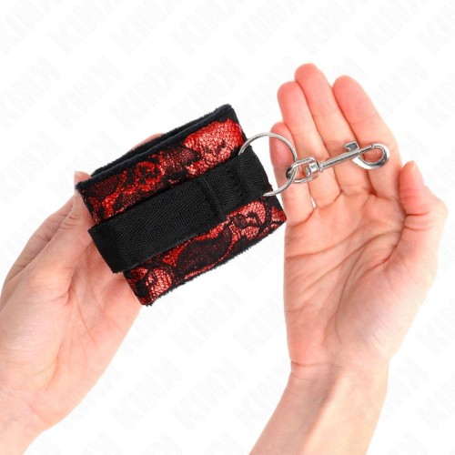 Kink Wrist Cuffs Red-Black