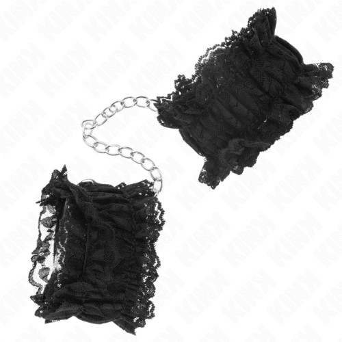 Kink Elastic Lace Wrist Cuffs for BDSM