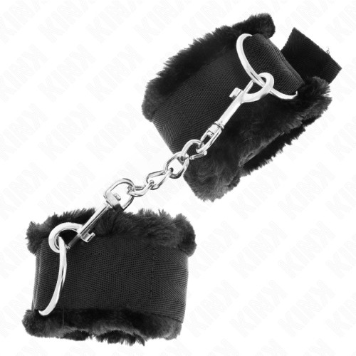 KINK Adjustable Padded Wrist Cuffs for BDSM Play