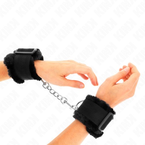 KINK Adjustable Padded Wrist Cuffs for BDSM Play