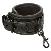 Nocturnal Adjustable Leather Handcuffs Black