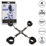 Nocturnal Conector Hog Tie Cuero Ajustable Negro