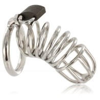 Metal Chastity Cage for BDSM Control