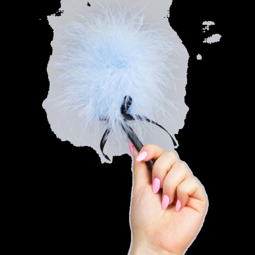 Secretplay Blue Marabou Feather Duster for Unique Sensations