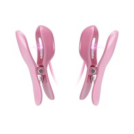 Romantic Wave Nipple Clamps with Vibration - Intense Pleasure