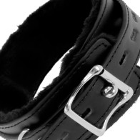 Darkness Comfortable Posture Collar with Chain Leather