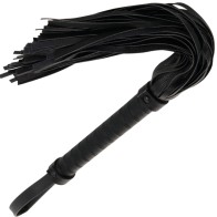 Darkness Black Bondage Whip - 42cm Adjustable Handle