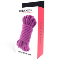 Darkness 10m Japanese Cotton Rope Purple