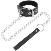 Darkness Penis Ring with Strap