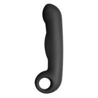 Ovid Black Silicone Dildo - G-Spot & Prostate Stimulation