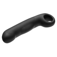 Dildo de Silicona Negro Ovid - Estimulación Punto G & Próstata