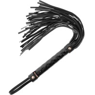 Begme Black Edition Vegan Leather Whip - Ideal for Fetish Play