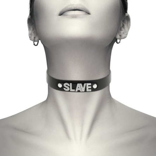 Coquette Chic Desire Vegan Leather Slave Choker