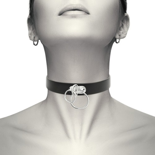 Coquette Chic Desire Vegan Double Ring Choker