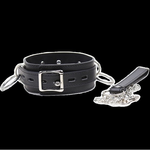 Submissive Collar with 3 Rings