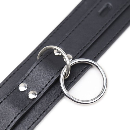 Submissive Collar with 3 Rings