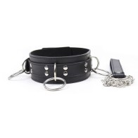 Submissive Collar with 3 Rings