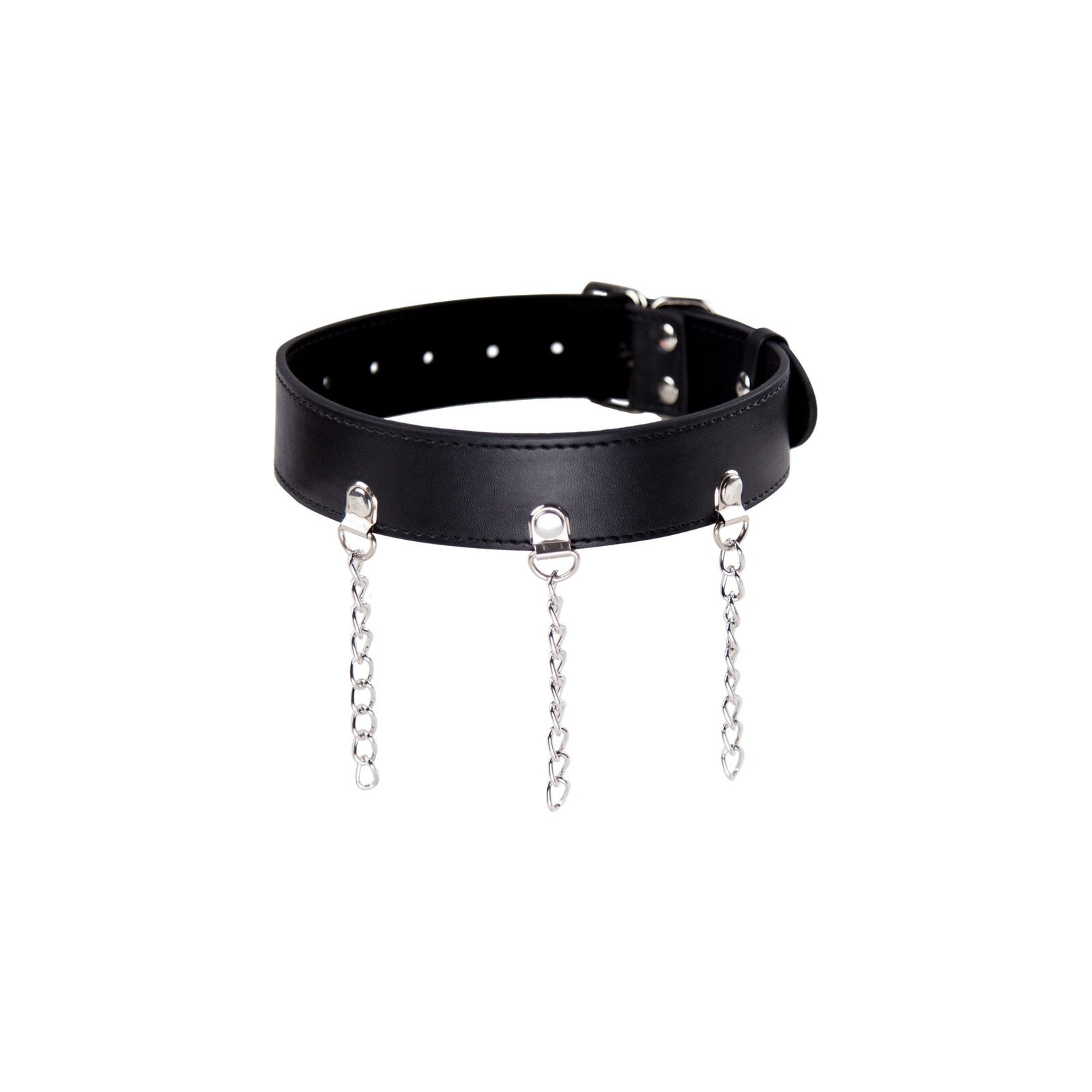 Fetish Collar with Rings for BDSM Play