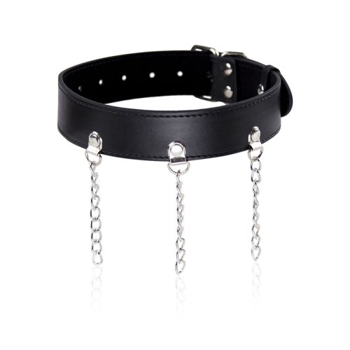 Collar Fetish Con Anillas Para Juegos BDSM