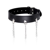 Fetish Collar with Rings for BDSM Play