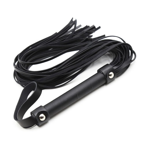 Silver Studded Whip - BDSM Essentials