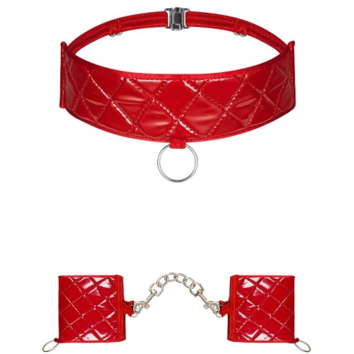 Obsessive Hunteria Cuffs and Choker Set