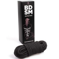 Cuerda Bondage Negra Secretplay Colección BDSM