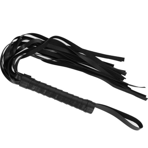 Intense Vegan Leather Whip for BDSM Play