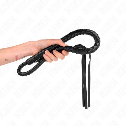 Kink Long Whip with Beads for Ultimate Pleasure