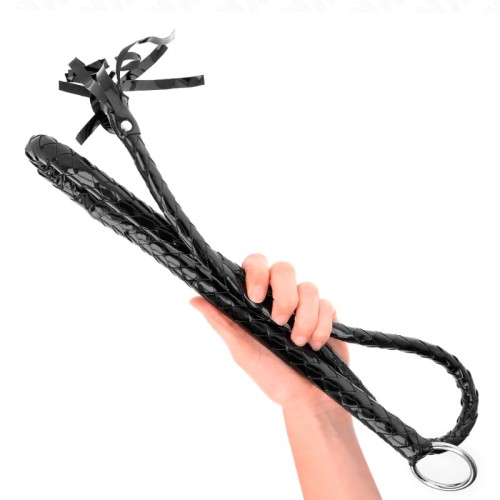 Kink Long Shiny PVC Whip 138cm