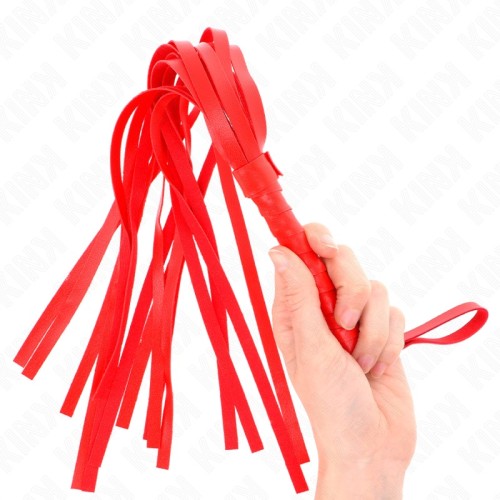 Kink Simple Red Whip - BDSM Power and Pleasure