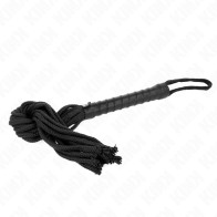 Kink Black Rope Whip - Enhance Your Fantasy