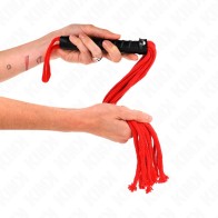 Kink Red Rope Whip - BDSM Fun