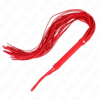 Kink Látigo De PVC Blando Rojo - Elegancia e Intensidad en el Juego