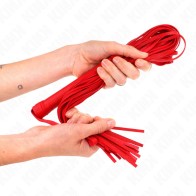 Kink Soft PVC Whip Red - Elegance and Intensity in Play