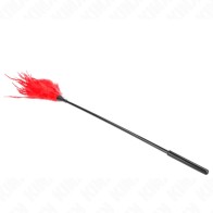 Kink Multi-Feather Tickler Red 45 cm for Sensual Play