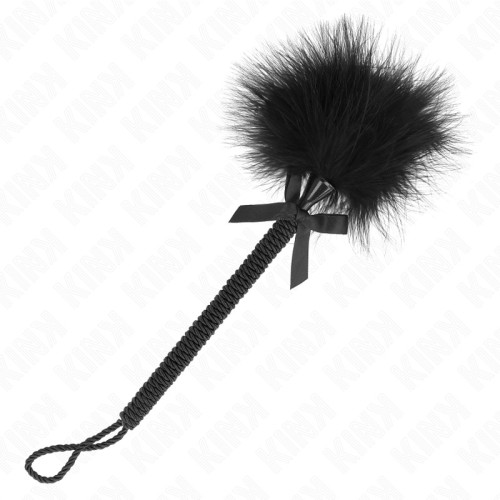 Kink Nylon Whip with Feathers - Sensory Play and Pleasure